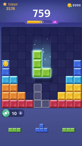 Block Crush: Block Puzzle Game MOD (Unlimited Money)