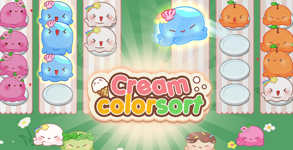 Cream Color Sort MOD (Unlimited Money) For Android