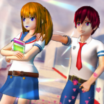 High School Life Anime Girl 3D APK